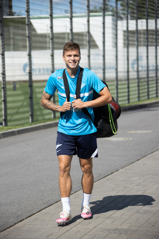 Тренировка «Зенита» перед матчем с «Краснодаром»