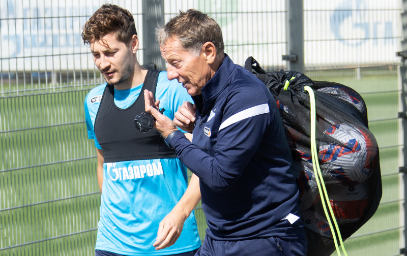 Тренировка «Зенита» перед матчем с «Краснодаром»