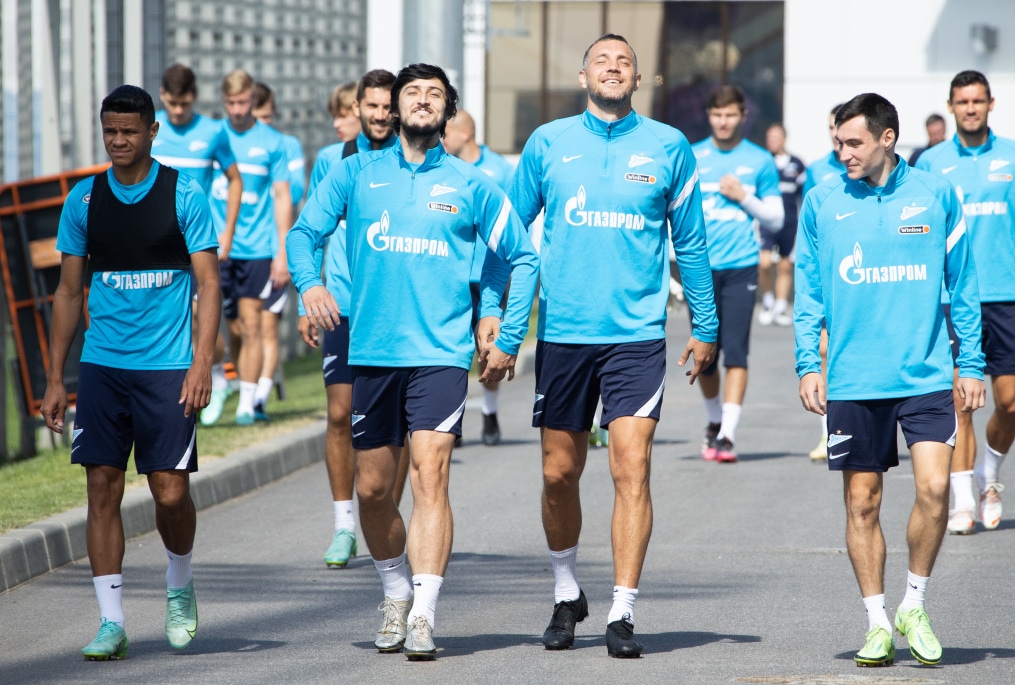 Тренировка «Зенита» перед матчем с «Краснодаром»