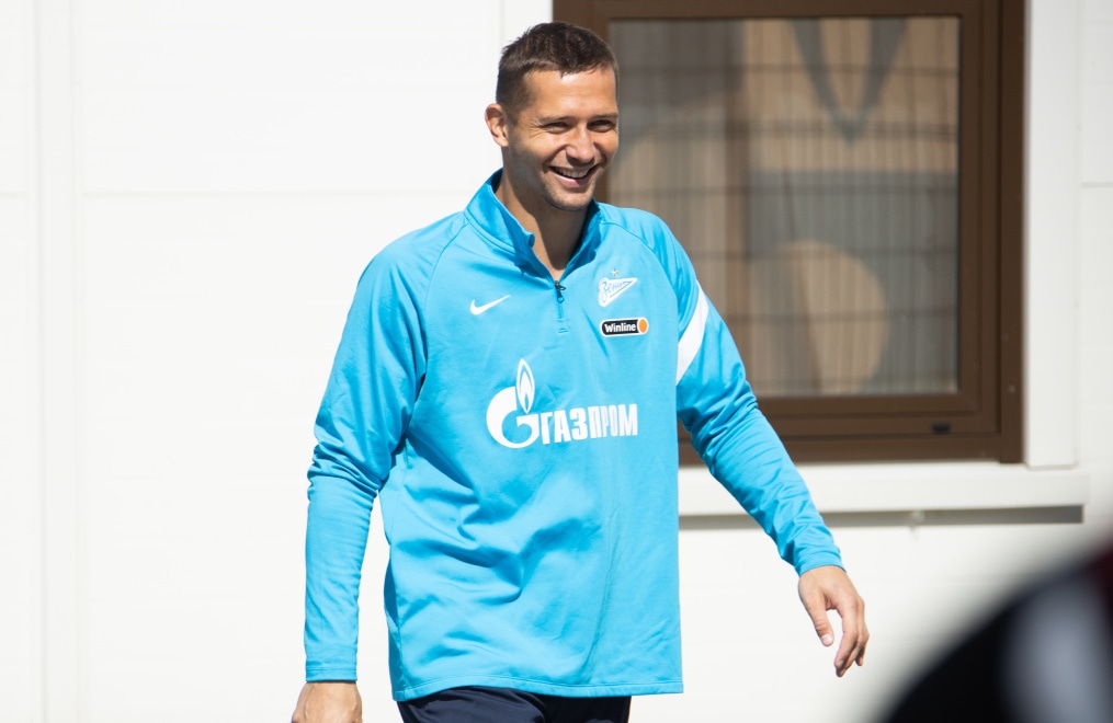 Тренировка «Зенита» перед матчем с «Краснодаром»