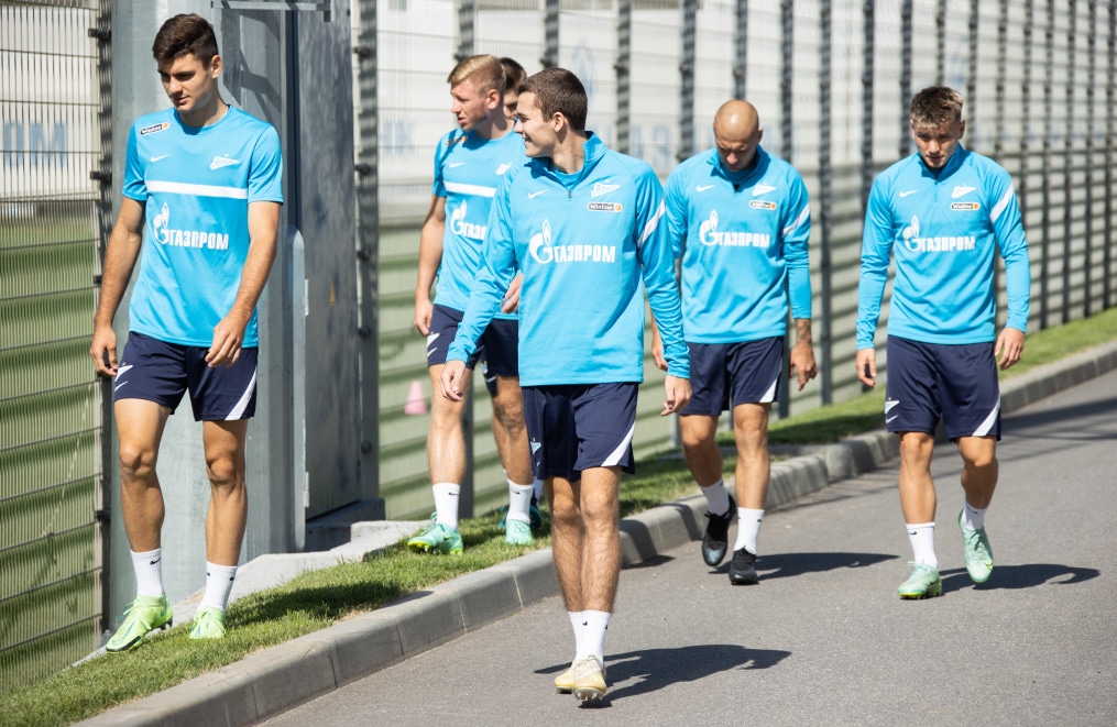 Тренировка «Зенита» перед матчем с «Краснодаром»