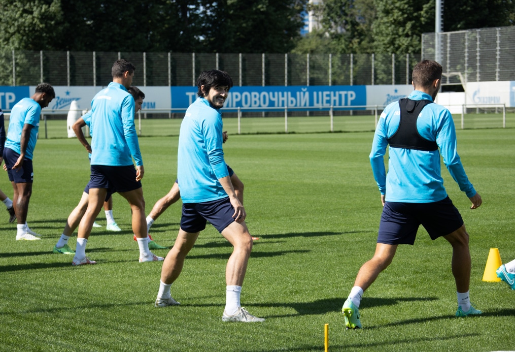 Тренировка «Зенита» перед матчем с «Краснодаром»