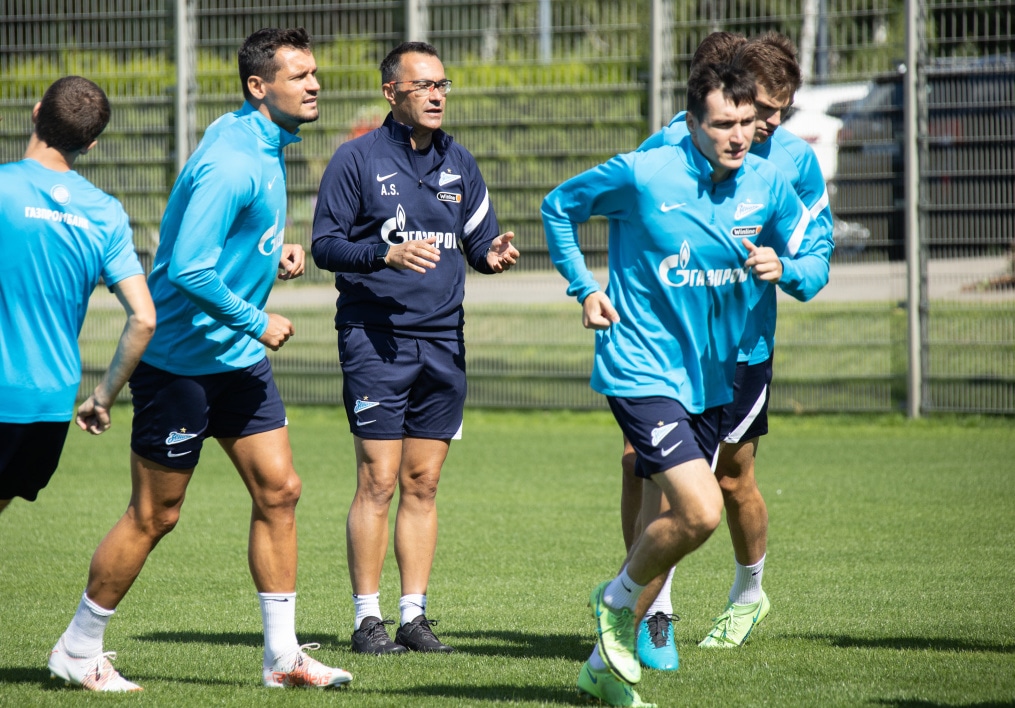 Тренировка «Зенита» перед матчем с «Краснодаром»