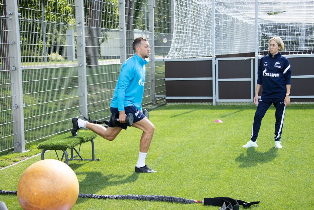 Тренировка «Зенита» перед матчем с «Краснодаром»