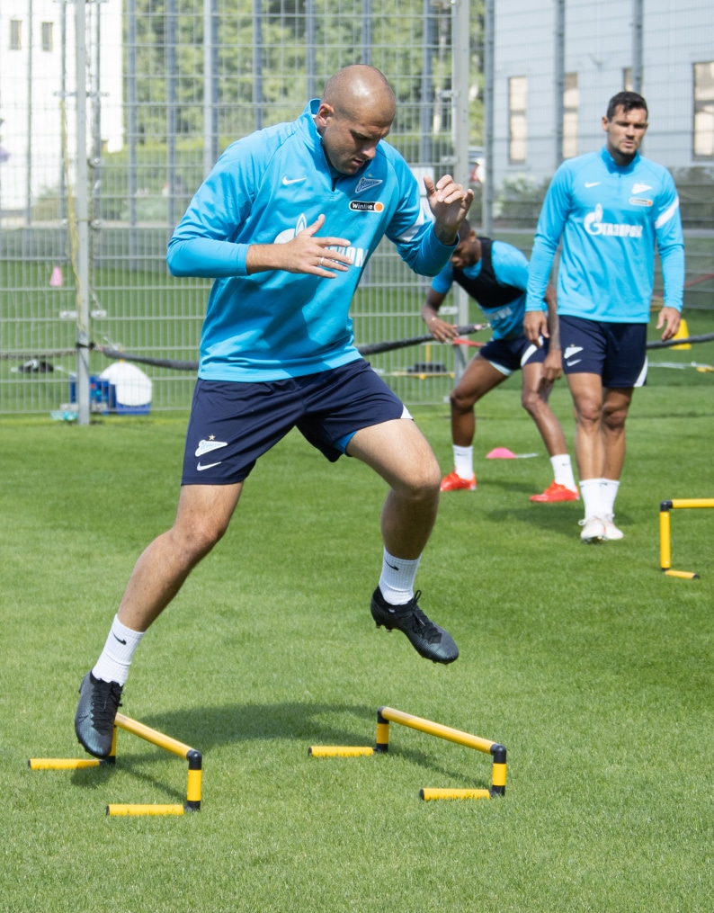 Тренировка «Зенита» перед матчем с «Краснодаром»