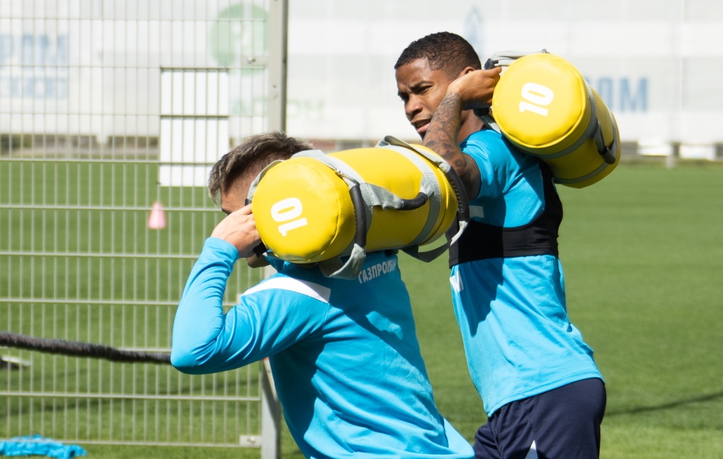 Тренировка «Зенита» перед матчем с «Краснодаром»