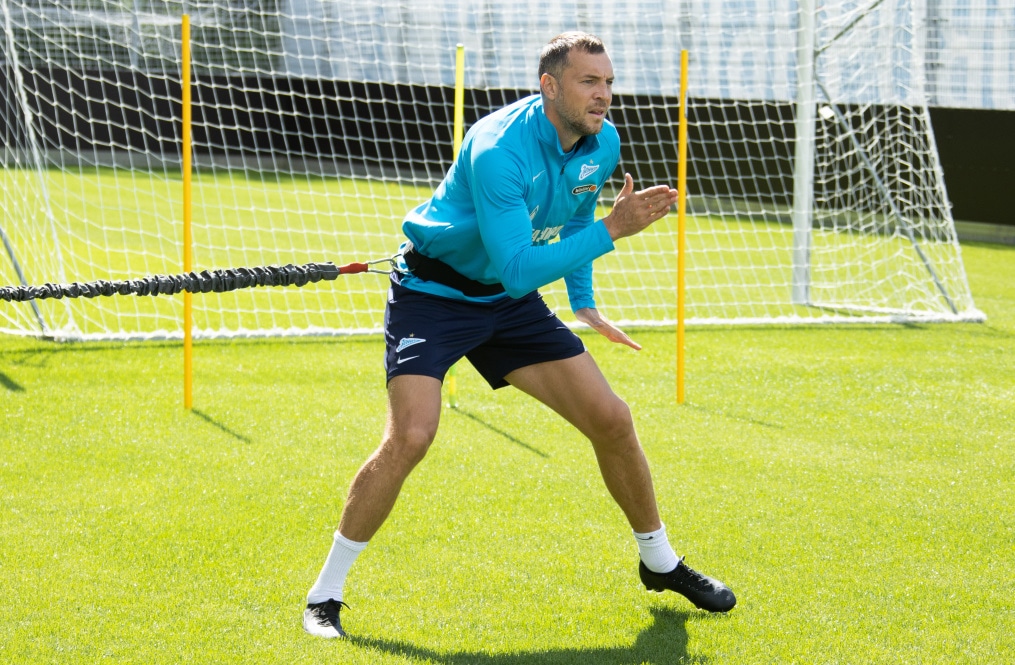 Тренировка «Зенита» перед матчем с «Краснодаром»