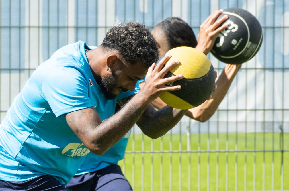 Тренировка «Зенита» перед матчем с «Краснодаром»