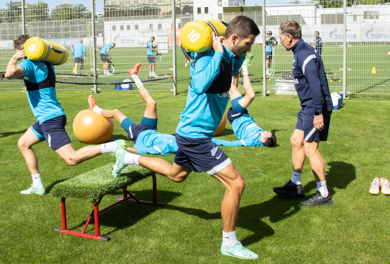 Тренировка «Зенита» перед матчем с «Краснодаром»