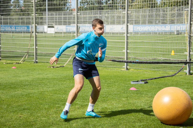 Тренировка «Зенита» перед матчем с «Краснодаром»
