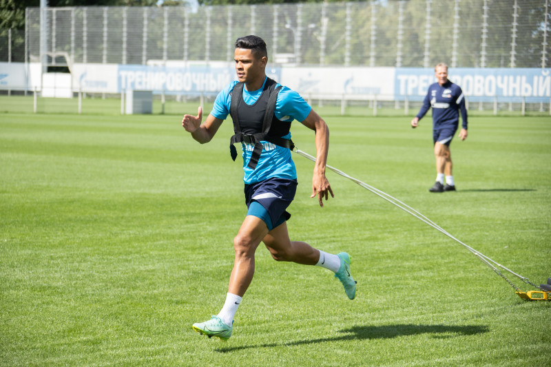 Тренировка «Зенита» перед матчем с «Краснодаром»