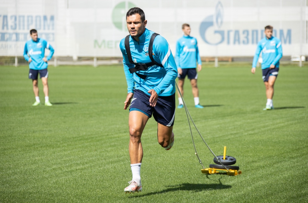 Тренировка «Зенита» перед матчем с «Краснодаром»