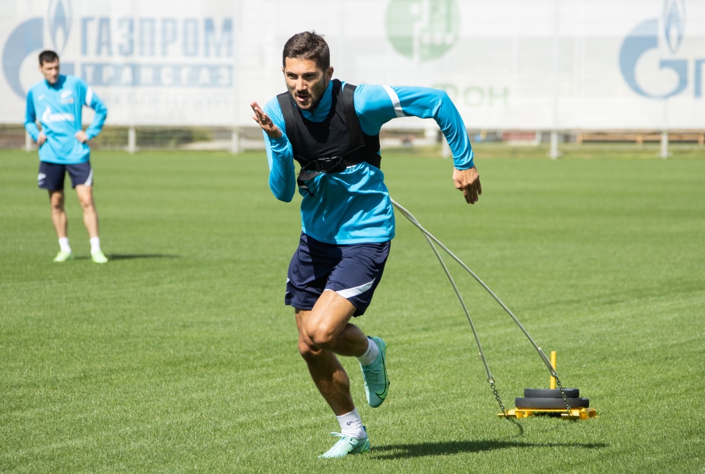Тренировка «Зенита» перед матчем с «Краснодаром»