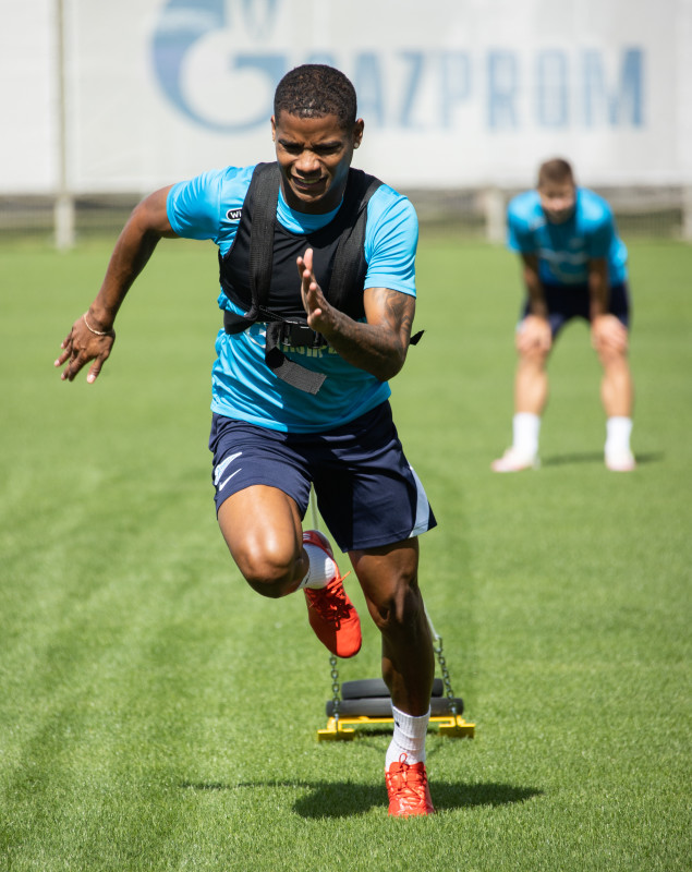 Тренировка «Зенита» перед матчем с «Краснодаром»
