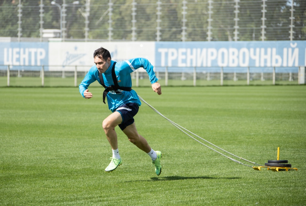 Тренировка «Зенита» перед матчем с «Краснодаром»