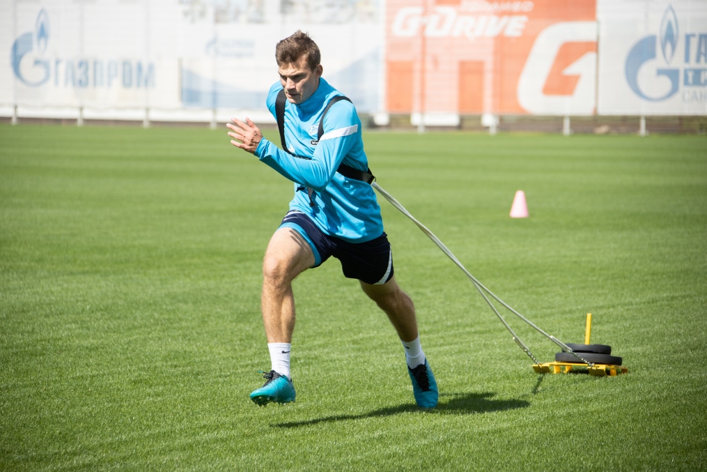 Тренировка «Зенита» перед матчем с «Краснодаром»