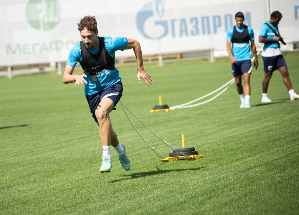 Тренировка «Зенита» перед матчем с «Краснодаром»