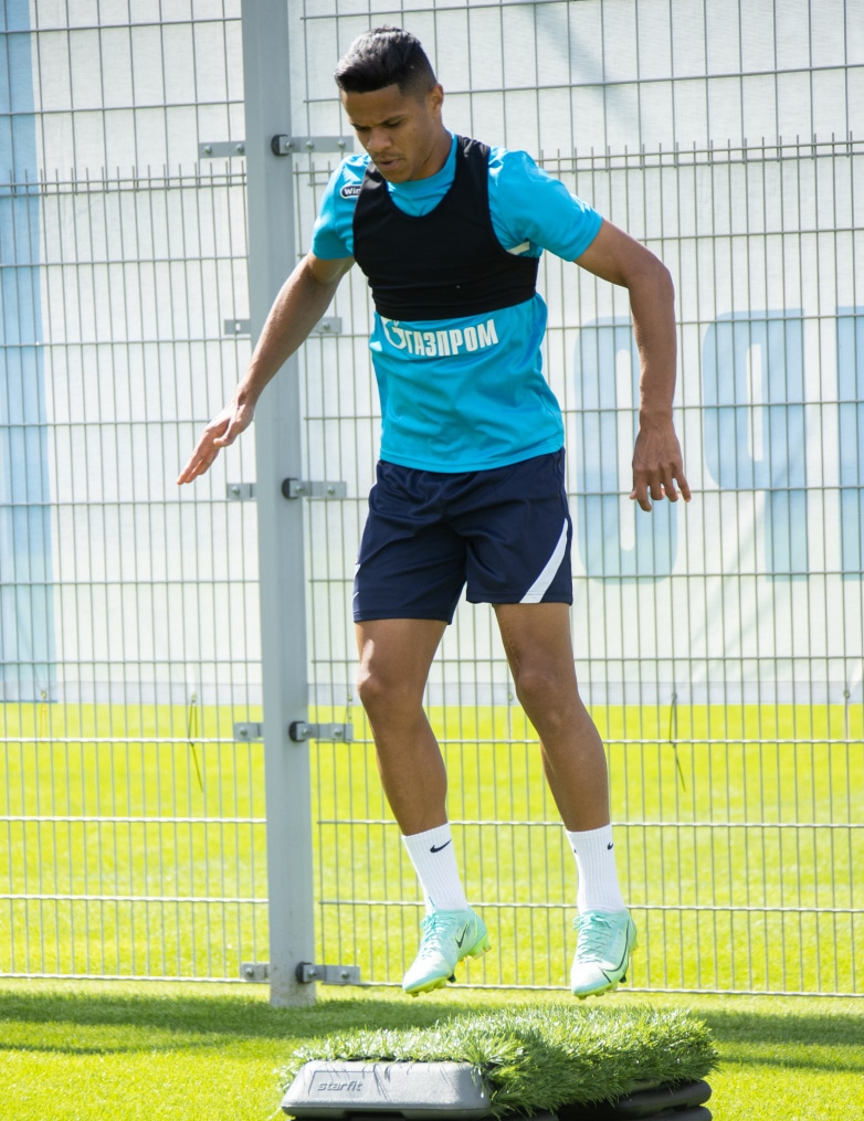 Тренировка «Зенита» перед матчем с «Краснодаром»