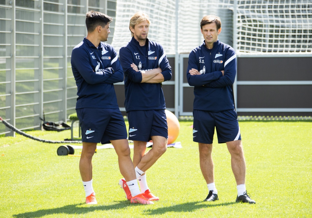 Тренировка «Зенита» перед матчем с «Краснодаром»