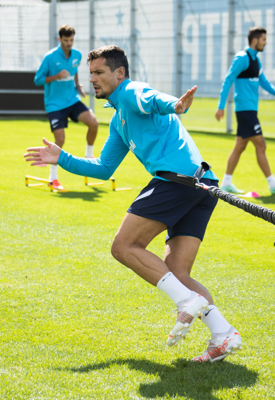 Тренировка «Зенита» перед матчем с «Краснодаром»