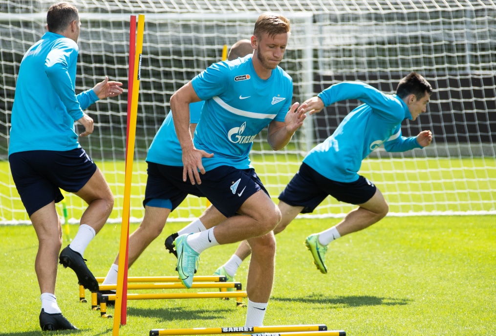 Тренировка «Зенита» перед матчем с «Краснодаром»