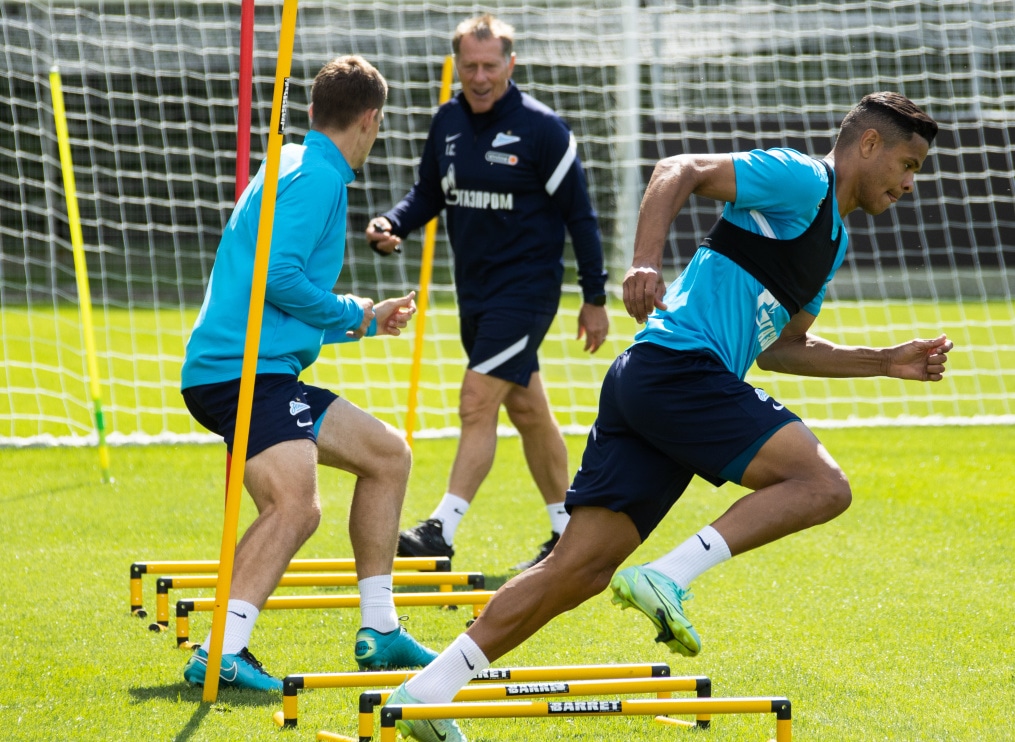Тренировка «Зенита» перед матчем с «Краснодаром»
