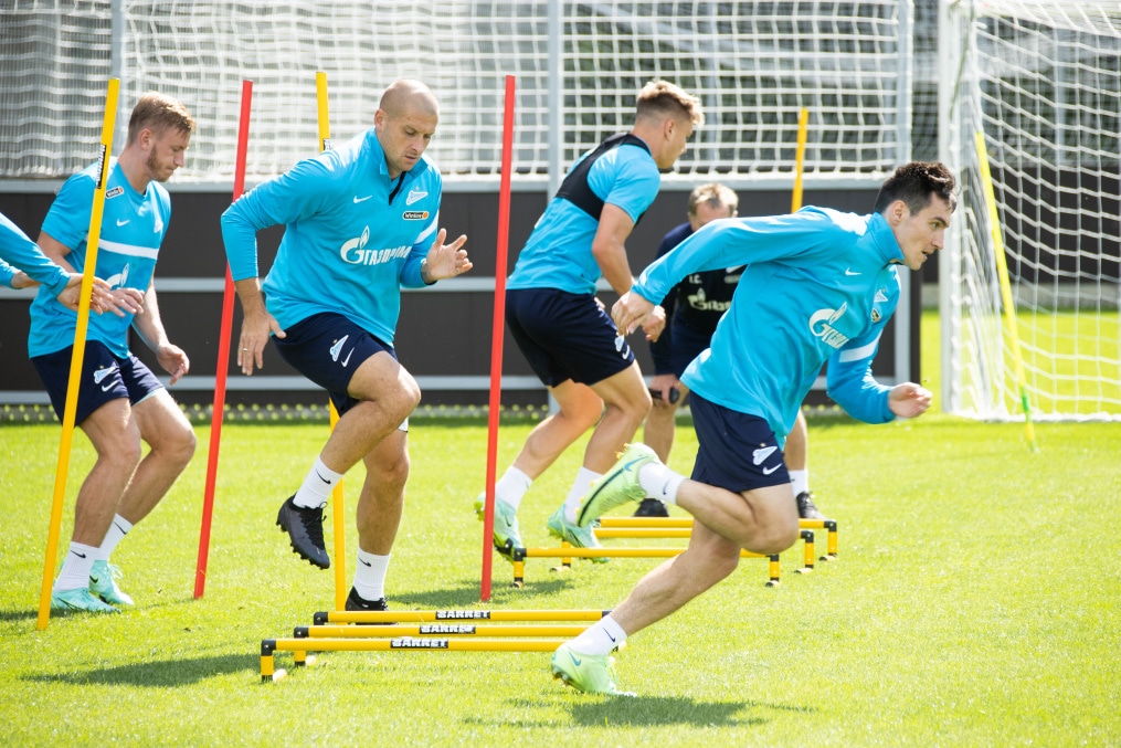 Тренировка «Зенита» перед матчем с «Краснодаром»