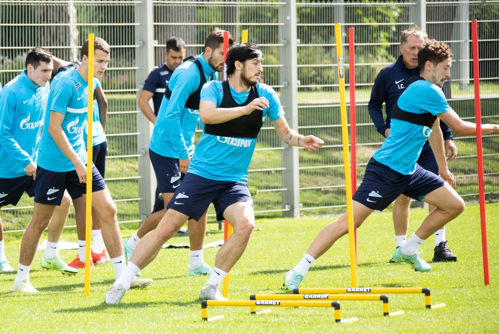 Тренировка «Зенита» перед матчем с «Краснодаром»
