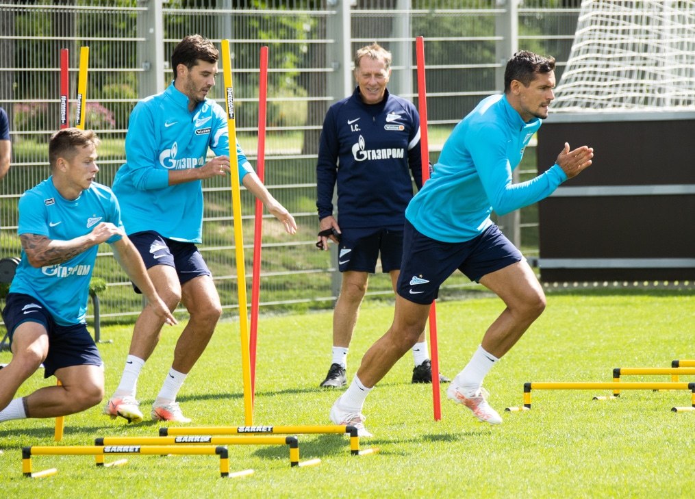 Тренировка «Зенита» перед матчем с «Краснодаром»