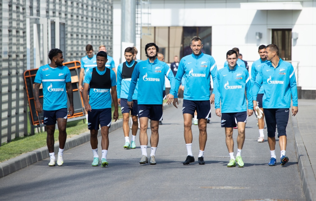 Тренировка «Зенита» перед матчем с «Краснодаром»