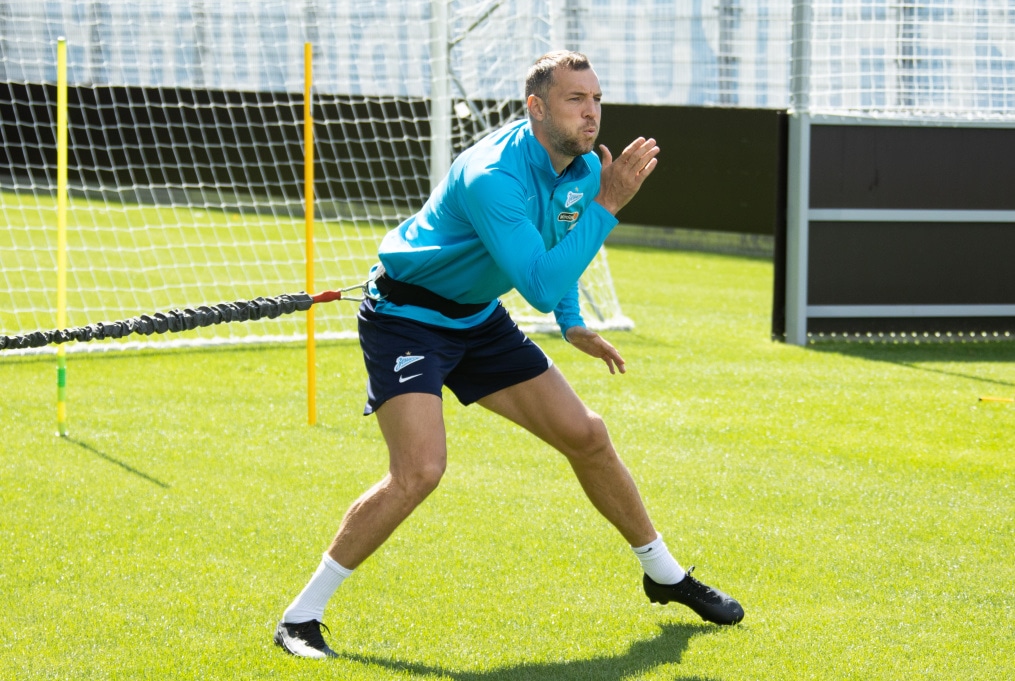 Тренировка «Зенита» перед матчем с «Краснодаром»