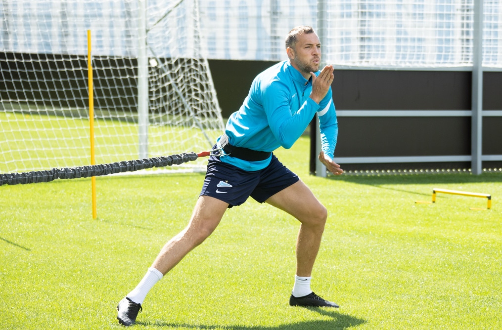 Тренировка «Зенита» перед матчем с «Краснодаром»