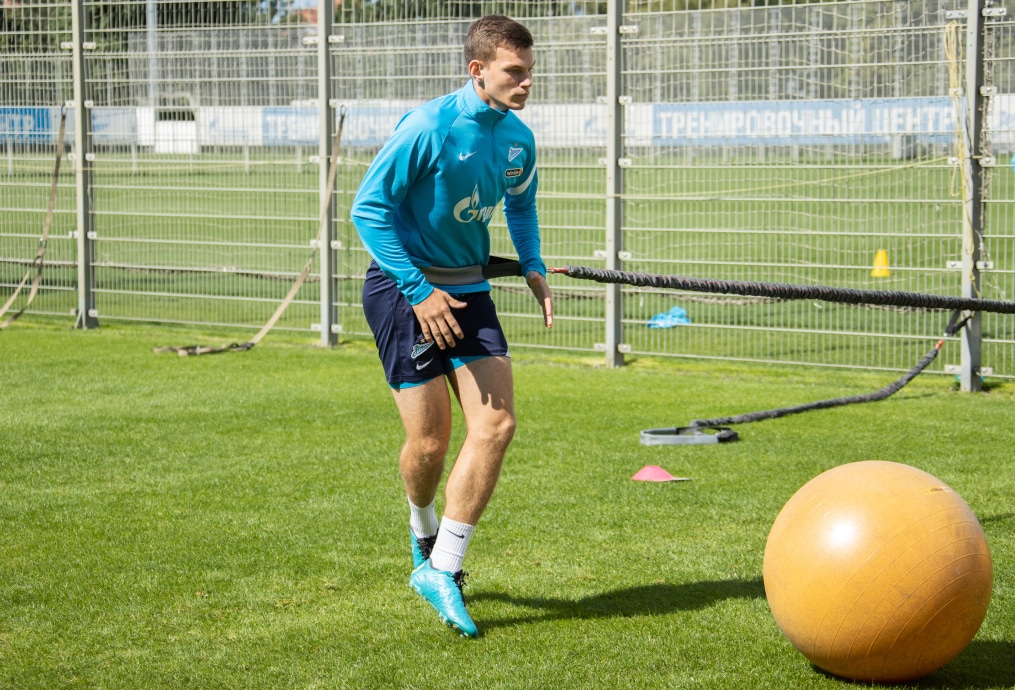 Тренировка «Зенита» перед матчем с «Краснодаром»