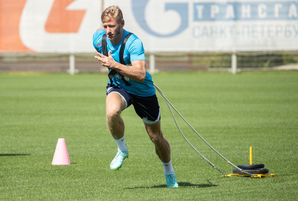 Тренировка «Зенита» перед матчем с «Краснодаром»