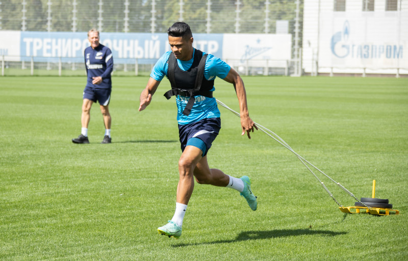 Тренировка «Зенита» перед матчем с «Краснодаром»