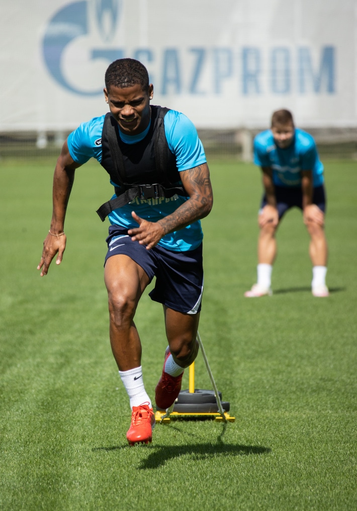 Тренировка «Зенита» перед матчем с «Краснодаром»