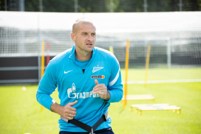 Тренировка «Зенита» перед матчем с «Краснодаром»