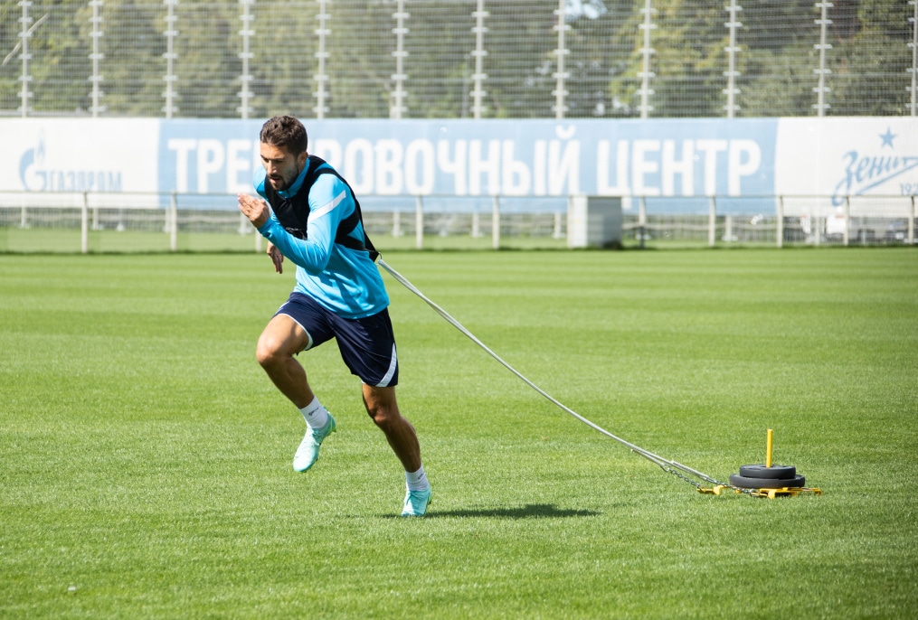 Тренировка «Зенита» перед матчем с «Краснодаром»