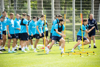 Тренировка «Зенита» перед матчем с «Краснодаром»