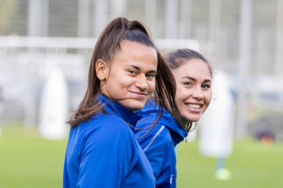 Training of the Zenit women's team before the match Zenit — Krasnodar
