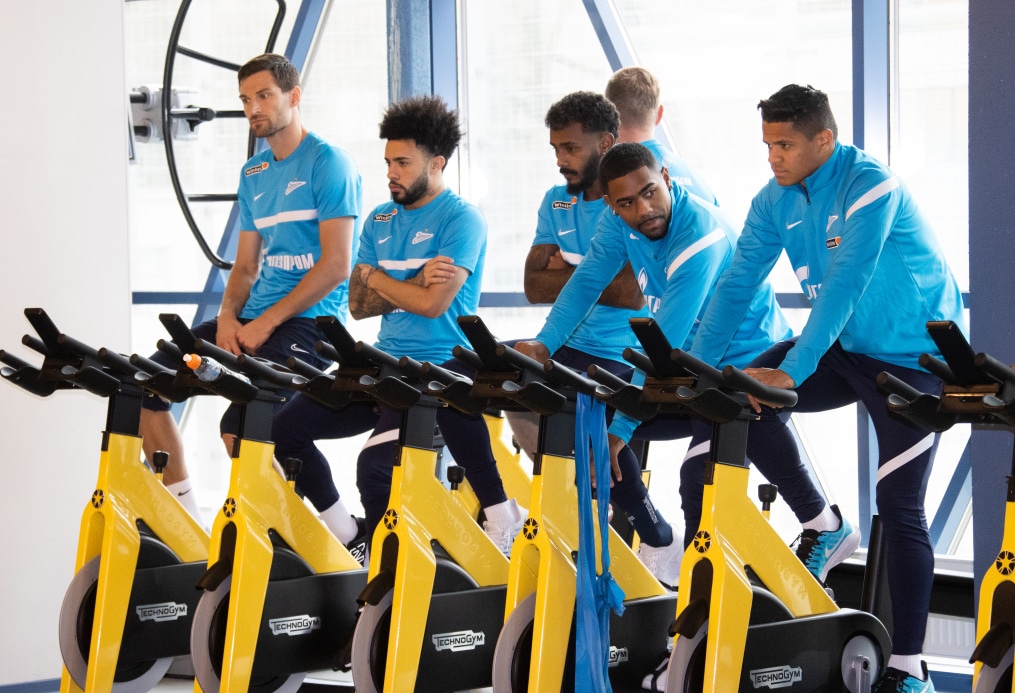 Тренировка «Зенита» перед матчем с «Рубином»