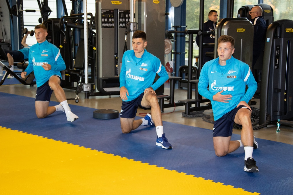 Тренировка «Зенита» перед матчем с «Рубином»
