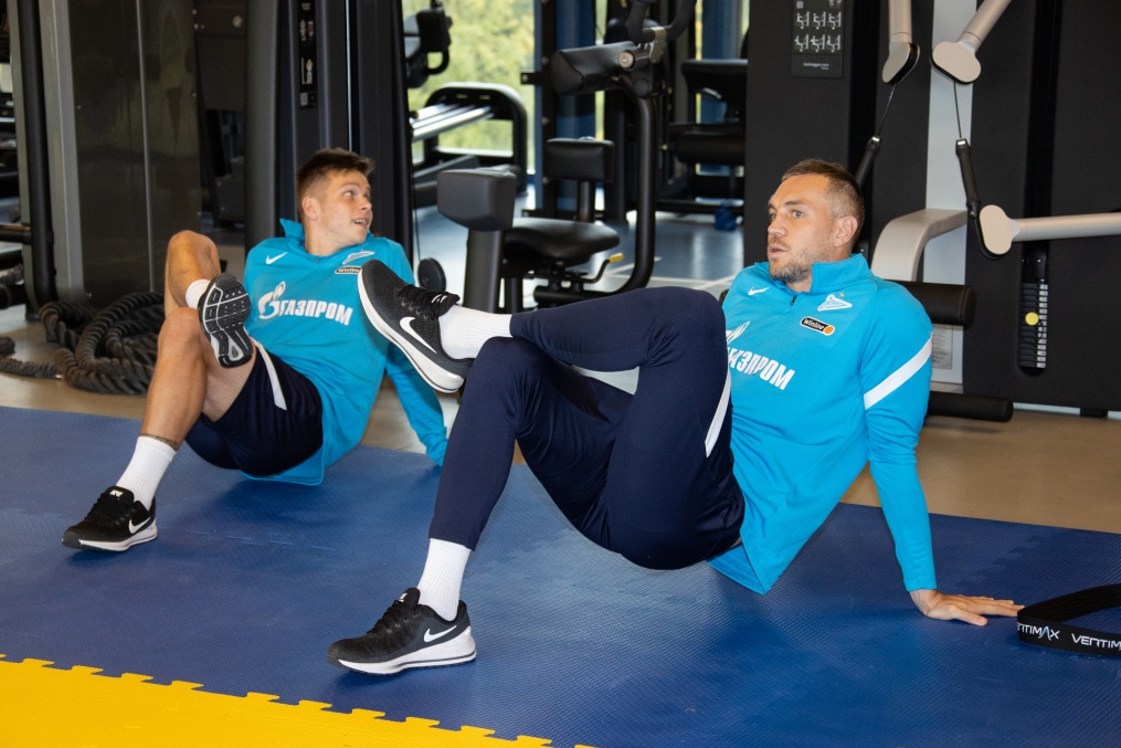 Тренировка «Зенита» перед матчем с «Рубином»