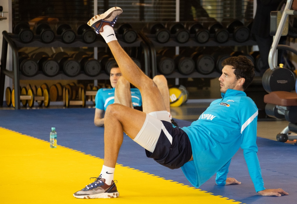 Тренировка «Зенита» перед матчем с «Рубином»