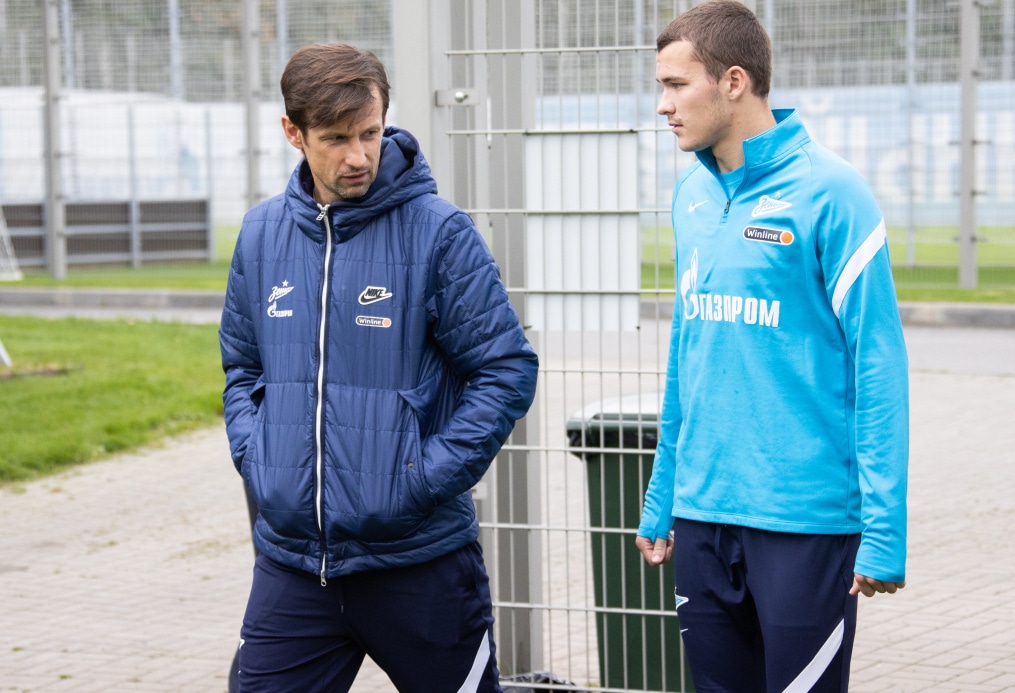 Тренировка «Зенита» перед матчем с «Рубином»