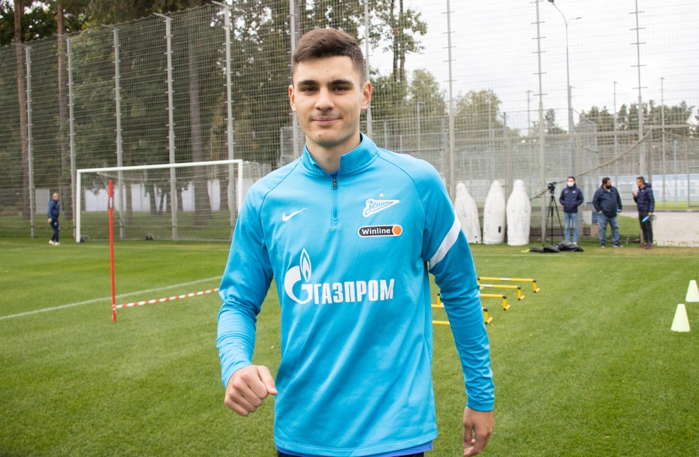 Тренировка «Зенита» перед матчем с «Рубином»