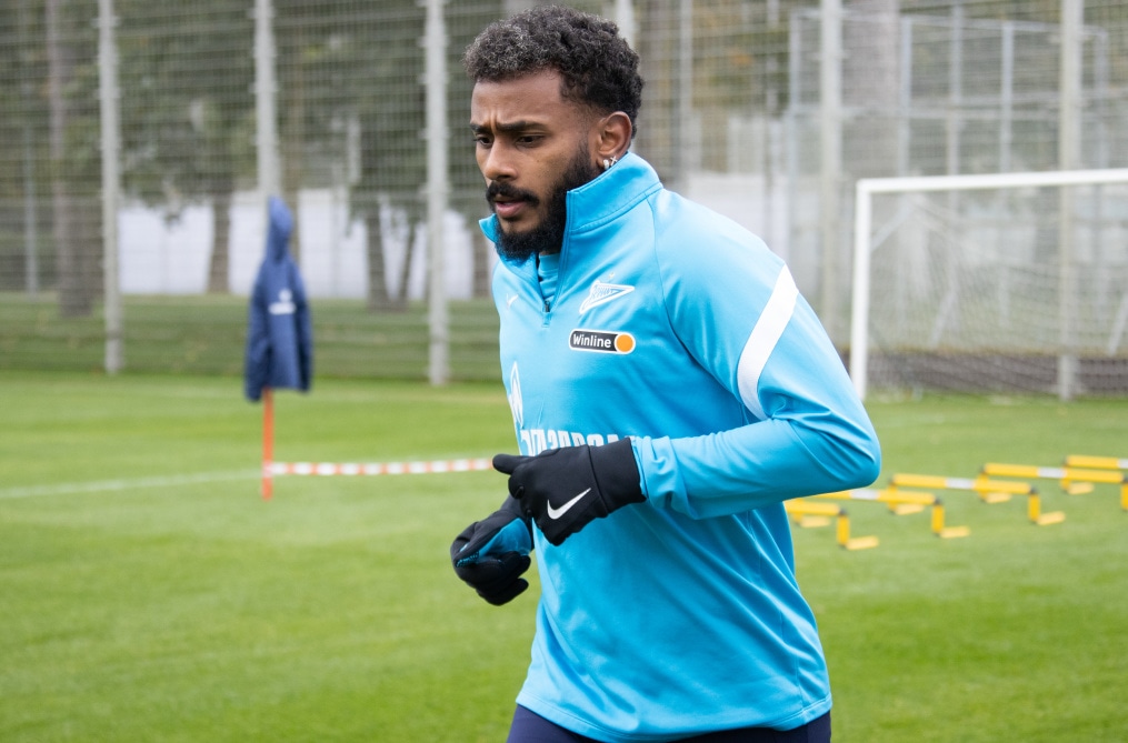 Тренировка «Зенита» перед матчем с «Рубином»