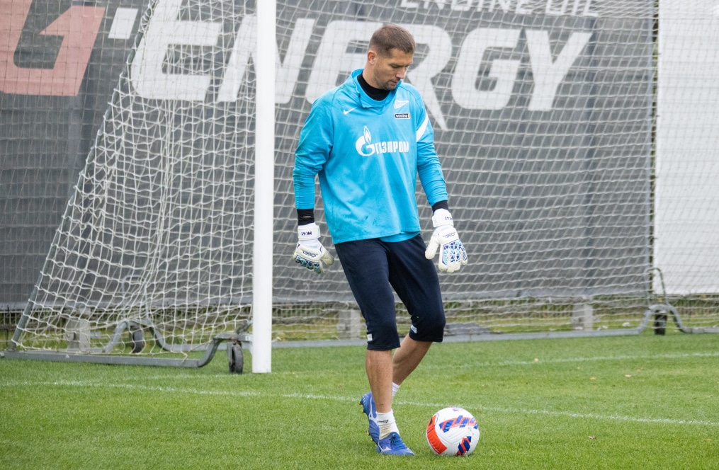 Тренировка «Зенита» перед матчем с «Рубином»