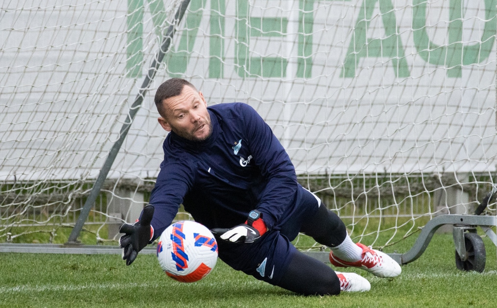 Тренировка «Зенита» перед матчем с «Рубином»