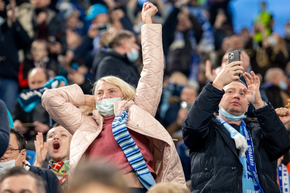 Болельщики на матче «Зенит» — «Ростов»